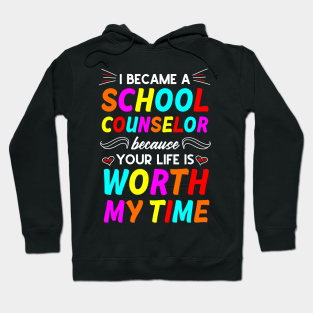 School Counselor Hoodie - Cute School Counselor by TheBestHumorApparel